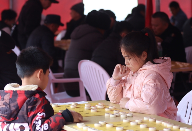 “2023天目‘一都杯’迎新年象棋赛暨棋文化活动”在天目山镇一都村举行